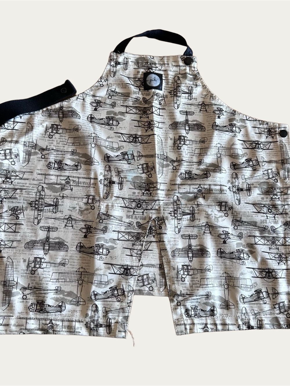 Pibbaby Vintage Airplane Print Apron